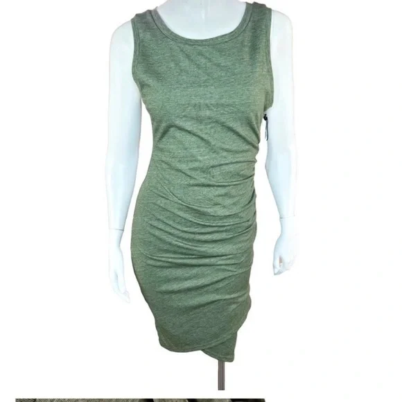 Treasure and bond 2025 side ruched dress